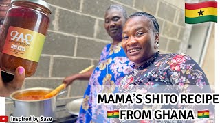 ALL THE WAY FROM GHANA  ANCIENT SHITO RECIPE  STEP BY STEP SHITO PEPPER RECIPE [upl. by Esilahc]