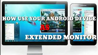 How to user android device as extended screen monitor and twomonusb cracked appRZtech [upl. by Shirlene]