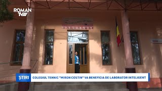 Colegiul Tehnic quotMiron Costinquot va beneficia de laborator inteligent [upl. by Aniakudo]