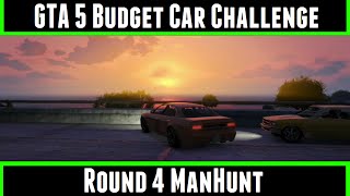 FailRace Gta 5 Budget Car Challenge Round 4 ManHunt [upl. by Noremac]