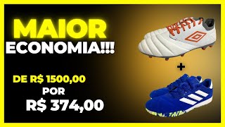 COMPRA 23  CHUTEIRA UMBRO E TÊNIS ADIDAS [upl. by Llehsam667]