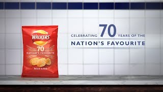 Celebrating 70 Years Of The Nations Favourite  Walkers Crisps [upl. by Imot]