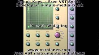 Spook Keys Theremin  Free VST synth  vstplanetcom [upl. by Peregrine681]