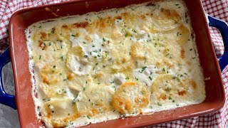 Cheesy Scalloped Potatoes  Au Gratin Potatoes [upl. by Dulcie943]