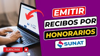 ✅ Paso a Paso  Cómo Emitir Recibo por Honorario Electronico al Contado y a Crédito SUNAT 2023 [upl. by Maggie]