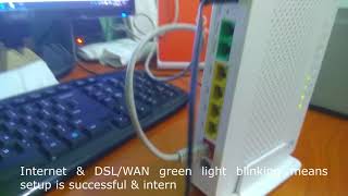 Setup TM Unifi Fiber on Old ZTE ZXHN H267A Router Modem [upl. by Aihcsrop875]