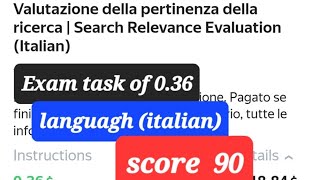 Valutazione della pertinenza della ricerca  Search Relevance Evaluation Italian exam task 036 [upl. by Alekehs]