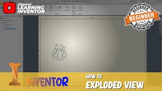 How To Do Exploded View In Inventor [upl. by Eelrak]