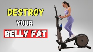 Do THIS to Burn MORE Belly Fat on an Elliptical [upl. by Aritak968]