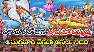 Special Story Behind Vaikuntha Ekadashi Day  Lord Vishnu  With CC  Planet Leaf [upl. by Orvie]