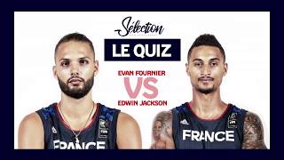 Le Quiz  Evan Fournier vs Edwin Jackson [upl. by Nlyak]