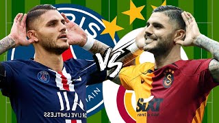 Mauro İcardi Galatasaray vs Mauro İcardi PSG 🦁🦁 [upl. by Adnoel]