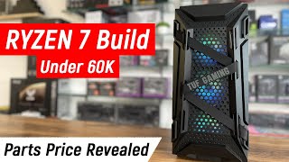 AMD RYZEN 7 PC Build Under 60000  Price Update  Tamil PC Build Video for Latest Adobe 2022 [upl. by Lokcin]