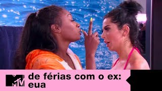 MTV De Férias com o Ex EUA  Janelle e Angela partem pra porrada [upl. by Orpha864]