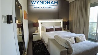 Wyndham Dubai Marina  The First Collection Marina  Hotel Tour  Room Tour  Dubai Marina [upl. by Sagerman330]