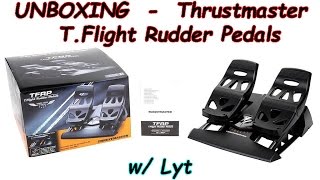 Unboxing  Thrustmaster TFRP Rudder Pedals [upl. by Adnarem325]