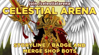 Celestial Arena Storyline Burning Blade of Abezeth and Merge Bots  GRIMLITE REV [upl. by Retsae]