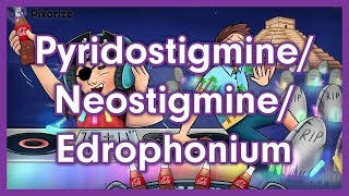 Pyridostigmine  Neostigmine Mnemonic for Nursing Pharmacology NCLEX [upl. by Peri346]