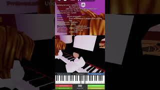 I played FINALE on ROBLOX Piano roblox piano robloxpiano music pianogame undertale [upl. by Airot160]