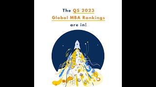 QS 2023 Global MBA Rankings [upl. by Hannazus]