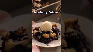 Make the Easiest Blueberry Cobbler [upl. by Arinaid]