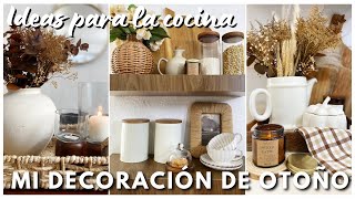 🍂🌻DECORACIÓN DE OTOÑO 2024  Ideas para decorar la cocina y el comedor  Reutiliza y decora conmigo [upl. by Rhody840]