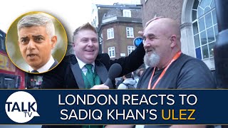 Public React What Do You Think Of Sadiq Khans Ulez [upl. by Hobbs]