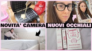 NUOVI OCCHIALI NOVITA IN CAMERA DA LETTO E WAFFLE FATTI IN CASA [upl. by Ilenna]