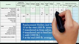 Schedule 3  Livestock Inventory Worksheet [upl. by Midis618]