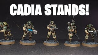 How to Paint New Cadian Shock Troopers [upl. by Garald]