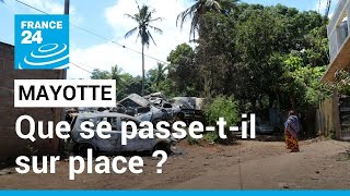 Après un weekend de violences des renforts policiers arrivent à Mayotte • FRANCE 24 [upl. by Justicz]