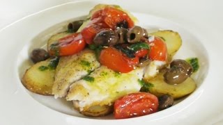 Filetto di orata alla mediterranea  Chef Alessandro Dehò  Saporie [upl. by Lesak]