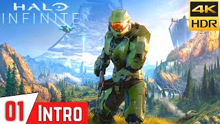 HALO INFINITE Gameplay Walkthrough Part 1 Campaign  Warship GBRAAKON 4K 60FPS Xbox Series X [upl. by Alra429]