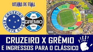 NOTÍCIAS DO CRUZEIRO DECISÃO NA COPA CONTRA O GRÊMIO E INGRESSOS PARA CLÁSSICO EM UBERLÂNDIA [upl. by Leasi]