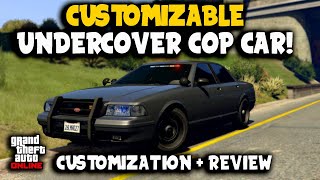 NEW Vapid Unmarked Cruiser Customization  Review  GTA Online [upl. by Yeliac]