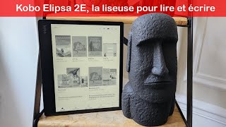 Kobo Elipsa 2E 2023 La nouvelle liseuse XL pour lire et écrire [upl. by Taddeusz]