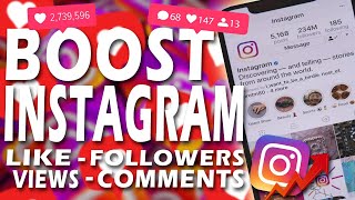 3 SITES GRATUITS POUR BOOST VOS LIKES VUES ET FOLLOWERS INSTAGRAM  😲❤️👁️📈 [upl. by Ekim]