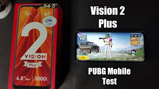 Itel Vision 2 Plus PUBG Mobile Test Best Graphics and gameplay [upl. by Anairda41]