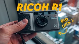 Ricoh R1  FAVORITE 35mm film point amp shoot but [upl. by Derry]