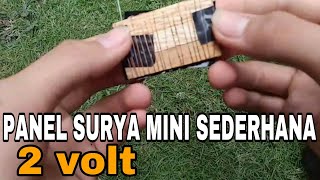 Cara membuat Panel Surya mini 2 volt dari barang bekashoax [upl. by Darcie127]