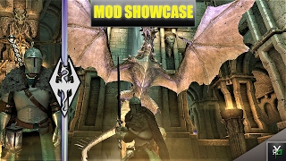 DARK SOULS ARMORIN SKYRIM Xbox Modded Skyrim Mod Showcase [upl. by Nave]