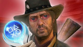 Red Dead Redemptions PLATINUM Trophy is WILD [upl. by Grannias]