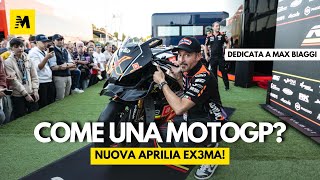 APRILIA EX3MA Max Biaggi gioiello da 80mila euro a tiratura limitatissima [upl. by Herzen]