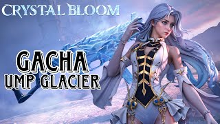 GACHA UMP GLACIER‼️🔥 MALAH DAPAT INI GUYS⁉️🤗 OPENING CRYSTAL BLOOM UMP GALCIER‼️ PUBG MOBILE [upl. by Imeka]