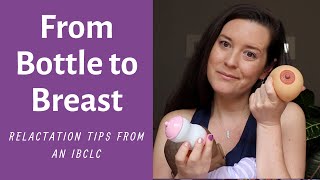 Relactation tips to increase milk supply and latch baby after stopping breastfeeding [upl. by Hebbe]