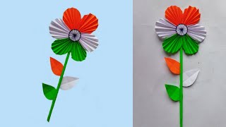 Independence Day Craft Ideas for School  Tricolour Craft Ideas  Paper Craft  15th August Craft [upl. by Delaine]