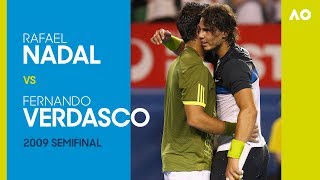 Rafael Nadal v Fernando Verdasco  Australian Open 2009 Semifinal  AO Classics [upl. by Trevorr]