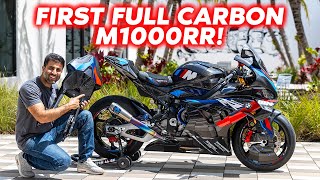 Worlds FIRST FULL CARBON BMW M1000RR [upl. by Lledniw]