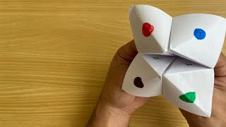 Cómo hace un comecocos de papel paso a paso  ORIGAMI [upl. by Artied]