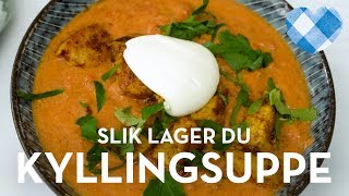 Norges mest populære kyllingsuppe  hot kyllingsuppe  TINE Kjøkken [upl. by Lerret187]